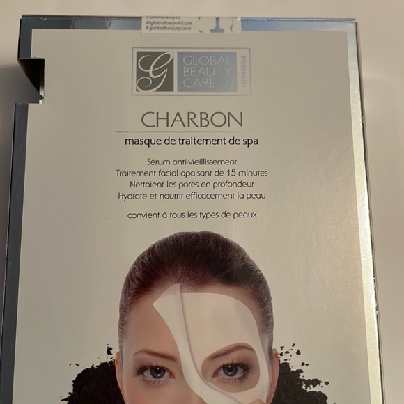 Global Beauty Care CHARCOAL spa treatment mask. Anti aging serum. All skin types - Picture 10 of 15